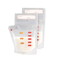 Sacs de conservation du lait maternel sans BPA avec adaptateur bec verseur, pré-stérilisés, anti-fuite, pochettes de congélation, impression personnalisée, vente en gros