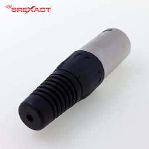 Conector XLR negro con material de contacto de latón - Product Image 5