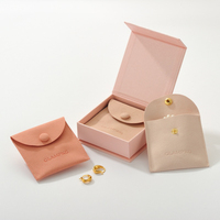 Caja Magnética para Joyería con Bolsa de Microfibra, Logotipo Personalizado, Empaque de Regalo de Lujo al por Mayor para Anillos, Collares, Pendientes y Pulseras