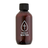 Vente en gros, bouteilles d'eau bénite ambre brun populaires, catholiques, pour la maison
