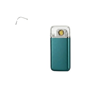 Netherlands in Stock Wholesale Custom Slim Metal USB <b>Lighter</b> Electronic Rechargeable <b>Windproof</b> <b>Lighter</b> 20K 30K 50K Series - Product Image 4
