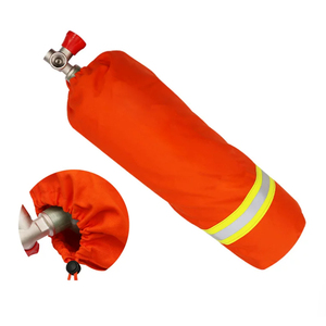 Sac de transport pour bouteille d'air SCBA ignifuge, durable, recyclable et flexible, 6,8 L, manchon de protection pour réservoir de gaz de lutte contre les incendies marins - Product Image 4