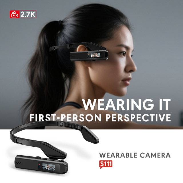 S111 Mini WIFI Helmet Wireless 2.7K HD Sport Action Video Micro Mount Sports Camera Outdoor for Photography
