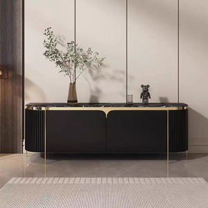 איטלקי יחידת טלוויזיה סלון ריהוט סט השיש טלוויזיה עומד עץ שולחן מודרני טלוויזיה קבינט Stand - Product Image 4