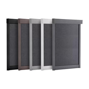 ستائر دوارة كهربائية مقاومة للرياح من سبائك الألومنيوم بتصميم عصري بسيط للشرفات، قابلة للسحب ومقاومة للمطر والحشرات للاستخدام الخارجي - Product Image 1