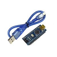 Placa de Desarrollo de Microcontrolador Nano V3.0, Versión Mejorada CH340 con Atmega328P y Salida USB