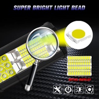 Barres lumineuses LED XOVY 5 pouces à double rangée pour tout-terrain 4x4, éclairage de travail pour camion, barre lumineuse LED 5 pouces