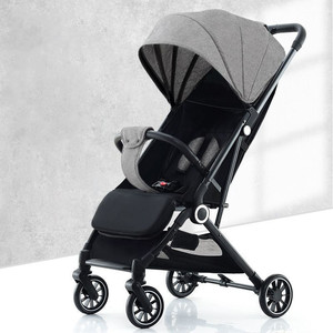 2023 Cheap Price 300D Flax-iron Tube High Quality Foldable Toddler Stroller/2 in 1 Baby Stroller Baby <strong>Pram</strong> with a Key Folding - Product Image 2