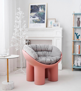 Silla Roly Poly de diseño moderno de Driade, cojín de tela tapizada, sala de estar silla para, silla de ocio, salón - Product Image 2