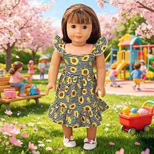 Vêtements de poupée personnalisés de haute qualité MSYO pour poupées américaines de 18 pouces, avec logo, accessoires pour poupées, vente en gros - Product Image 1