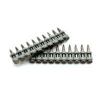 Clous en acier à pointe ronde en acier inoxydable 201 collés au plastique pour pistolet à clous B3 Mx Bx3, antirouille