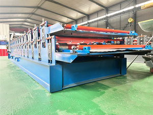 Máquina formadora de rollos de techo de teja trapezoidal automática Máquina formadora de rollos en frío - Product Image 5