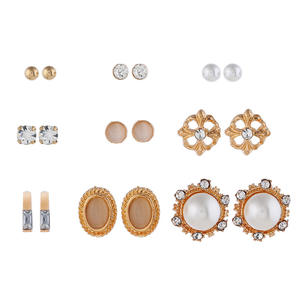 Fashion <strong>Opal</strong> Gold Jewelry <strong>Earrings</strong> for Women Wholesale N98306 - Product Image 2