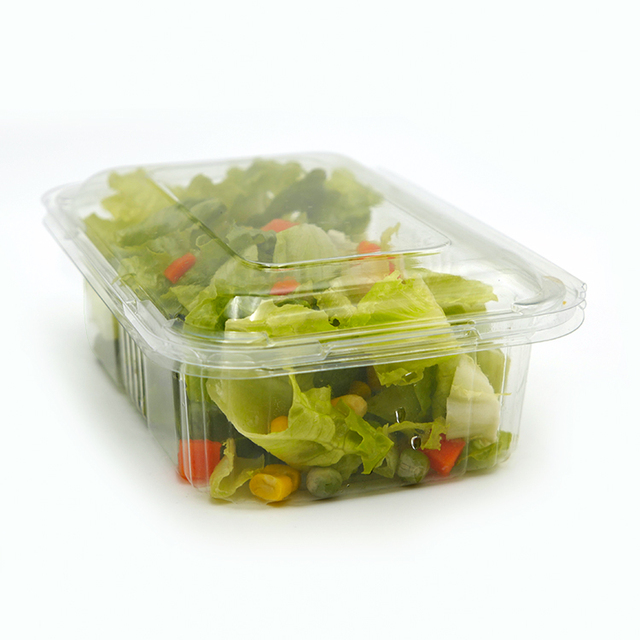 Fresh Vegetable Fruit Lettuce Packaging Agriculture Bakery Cake Takeaway Disposable PET SG Series Clear Clamshell Food Box