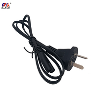 Cable de Alimentación CA de Alta Calidad con Conector Argentino AR a C7 para Laptop, Computadora, TV, Impresora