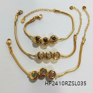 Bracciale da donna alla moda con accessorio di Design alla moda per ogni occasione Set di gioielli raffinati - Product Image 1