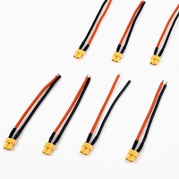Connecteur mâle et femelle XT30 avec câble en fil étamé 16AWG de 100 mm pour batterie Lipo d'avion RC à voilure fixe et chargeur de drone FPV
