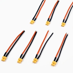 Conector XT30 Macho y Hembra <span class=keywords><strong>con</strong></span> Cable de Alambre Estañado de 100 mm y 16 AWG para Cargador de Batería Lipo de Dron FPV y Avión RC de Ala Fija - Product Image 6