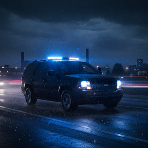 Barre lumineuse de sécurité LED bleue légère pour toit de voiture, Space E-120, contrôlée par microprocesseur, couverture en polycarbonate, IP65, 96000 lumens - Product Image 3