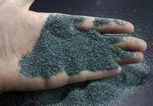Alta qualidade de carboneto de silício 98% 85% 88% grãos de esmeril sic abrasivo de carboneto de silício em pó de carborundum