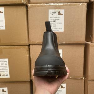 Botas <span class=keywords><strong>de</strong></span> Trabajo con Punta <span class=keywords><strong>de</strong></span> Acero <span class=keywords><strong>de</strong></span> 6 Pulgadas para Hombre, Zapatos Chelsea <span class=keywords><strong>de</strong></span> Cuero con Seguridad Antideslizante Rock Rooster - Product Image 2