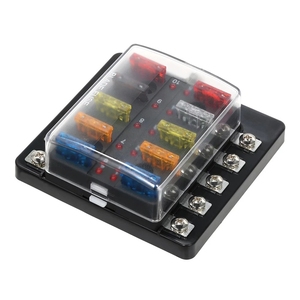 <span class=keywords><strong>Fusible</strong></span> à lame 10 voies avec indicateur LED, pour voiture, bateau, marin, caravane, <span class=keywords><strong>12V</strong></span>, 24V - Product Image 3