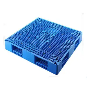 Heavy Duty and Double Stacking Plastic Pallet for Salt Industry Logistic