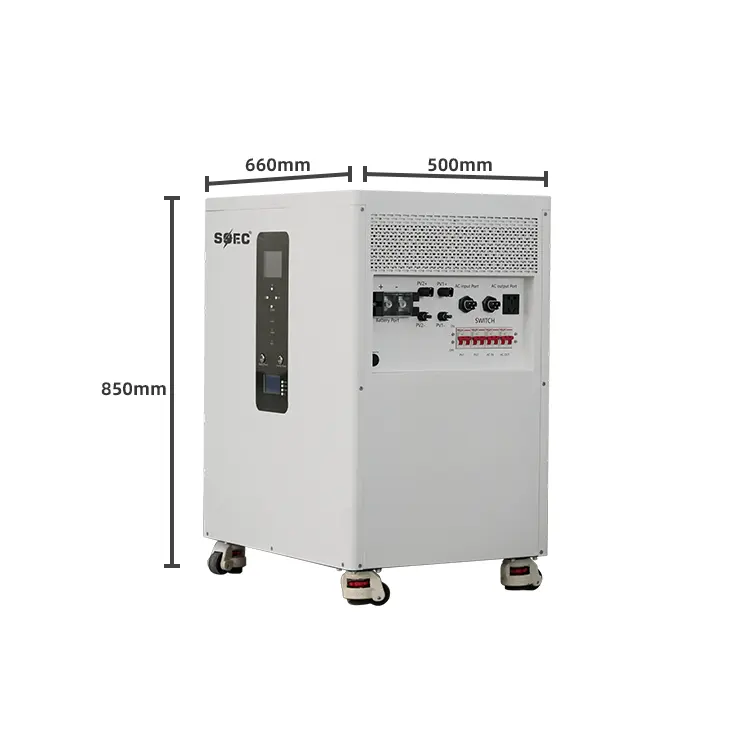 51.2v 400ah 20kwh Lifepo4 Battery With 10kw Inverter Inside All In One Machine Solar Energy Storage Power Supply