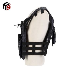 Taktische Sicherheits-Nylon-Reißverschluss-Weste, Einfach, Modern, Robust, Wasserabweisend, Einsatztaugliche Kampfweste - Product Image 6