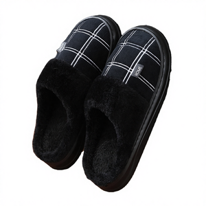 In-Stock Extra-Large Men's Winter for Non-Slip Warm Thick-Soled Fur TPR Outsole Sizes 45-48 <b>Soft</b> - Product Image 1