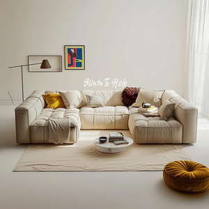 Mật độ cao Bộ nhớ bọt chần ngả sofa tùy chỉnh đồ nội thất cho căn hộ thân thiện với không gian nhỏ chân không đóng gói - Product Image 1