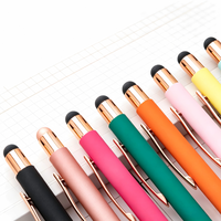Stylo bille rétractable en métal avec écran tactile en aluminium, idéal pour la promotion sportive, la vente en gros, la personnalisation de logo et les activités d'entreprise
