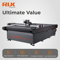Máquina de Corte de Papel Computarizada de Alta Velocidad RUK MTCE con PLC y Motor, Plotter de Corte Multimaterial para Cartón/Vinilo