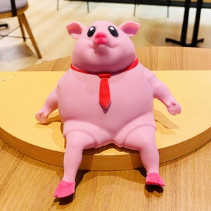 Jouet anti-stress 2023 Nouvelle Arrivée, Mignon Cochon Rose à Presser, Jouet Sensoriel Fidget pour Enfants et Adultes - Product Image 4