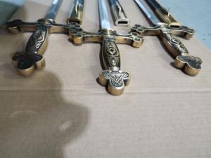 Étui d'épée des Templiers VINTAGE FORTE COLUMBUS OHIO Doré Maçonnique <span class=keywords><strong>Royal</strong></span> - Product Image 5