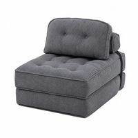 Canapé-lit en éponge compressée le plus vendu, fauteuil de sol individuel en velours côtelé, emballage sous vide, mobilier de salon