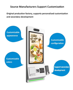 21.5 23.6 27 32 pouces kiosque automatique de commande pour la nourriture KFC/<span class=keywords><strong>McDonald</strong></span>/Restaurant Checkout Touch Service avec fonction SDK - Product Image 6
