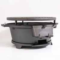 Portable de table Hibachi petit poêle à charbon de bois grilles de barbecue en fonte extérieur
