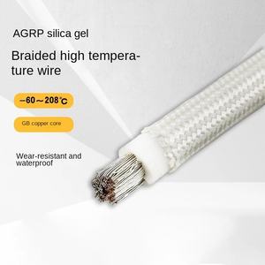 Cable Flexible de Alta Temperatura con Aislamiento de Silicona y Aluminio Trenzado, Resistente al Calor y Estañado para Baterías de Litio - Product Image 5