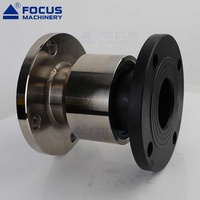Raccord pivotant DN65 en acier inoxydable avec connexion à double bride CE 2"3"4" Joint mécanique Union rotative universelle à 360° pour tuyaux