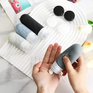 Flacons de voyage en silicone approuvés par la TSA, 18 pièces, étanches et rechargeables, pour <span class=keywords><strong>shampoing</strong></span>/après-<span class=keywords><strong>shampoing</strong></span> liquide, articles de toilette essentiels - Product Image 6