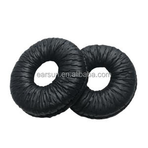 Almohadillas de repuesto para oreja de rana, fundas de cojines para Plan Tronics Leatherette <span class=keywords><strong>Savi</strong></span> 710 720 410 420 CS520 SupraPlus, auriculares inalámbricos - Product Image 3