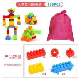 Jouets de construction en plastique à grandes pièces pour enfants, à assembler et à emboîter, puzzle éducatif précoce, cadeau pour la maternelle - Product Image 2