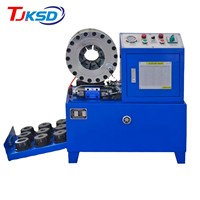 Machine de sertissage de flexibles semi-automatique hydraulique en acier inoxydable pour raccords en caoutchouc, vente en gros