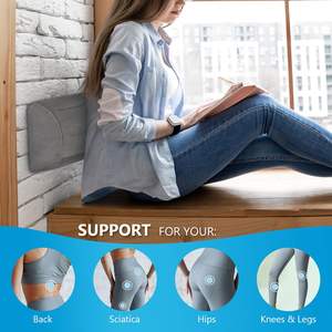 Portable Lightweight PVC Inflatable Lumbar Support Pillow External Inflator Pump 1-2 Person Comfortable Feel Waterproof <b>Camping</b> - Product Image 3