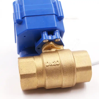 Vanne de régulation de débit motorisée en acier inoxydable 15N et laiton NPT, actionneur électrique 12V/24V/110V/220V, vanne à boisseau sphérique pour eau, OEM, normale