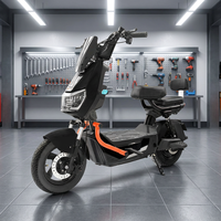 Scooter électrique à batterie au plomb-acide avec cadre en acier à haute teneur en carbone et pneus à vide de 14 pouces pour la conduite hors route