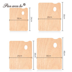 Fournitures d'art <span class=keywords><strong>Palette</strong></span> carrée en bois <span class=keywords><strong>Dessin</strong></span> d'art <span class=keywords><strong>Palette</strong></span> <span class=keywords><strong>de</strong></span> <span class=keywords><strong>peinture</strong></span> Plateau <span class=keywords><strong>Palette</strong></span> <span class=keywords><strong>de</strong></span> couleurs d'étudiant pour aquarelle à l'huile - Product Image 2