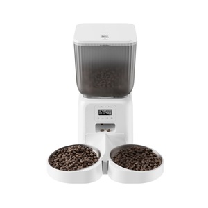 Distributeur de nourriture intelligent pour animaux de compagnie, bol en acier inoxydable de 4,5 L, distributeur temporisé pour chiens et chats, détachable, alimenté par batterie - Product Image 2