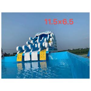 Glissière gonflable de piscine de parc d'équipement de jeu d'eau de terre géante marine étonnante pour des adultes d'enfants - Product Image 4